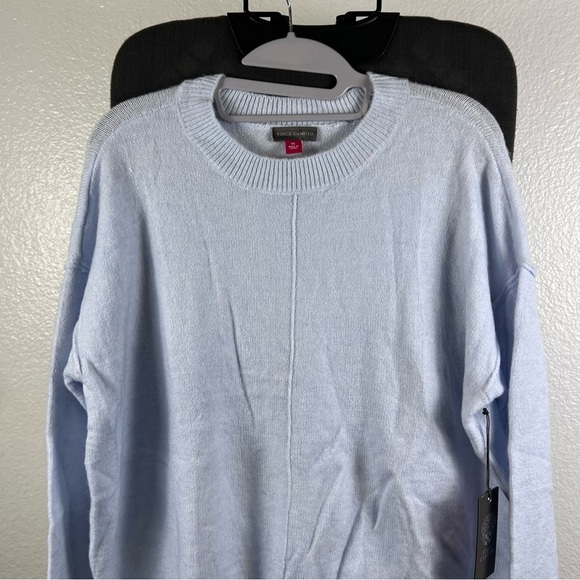 Vince Camuto Light Blue Crew Neck Sweater Size XS - Picture 2 of 9